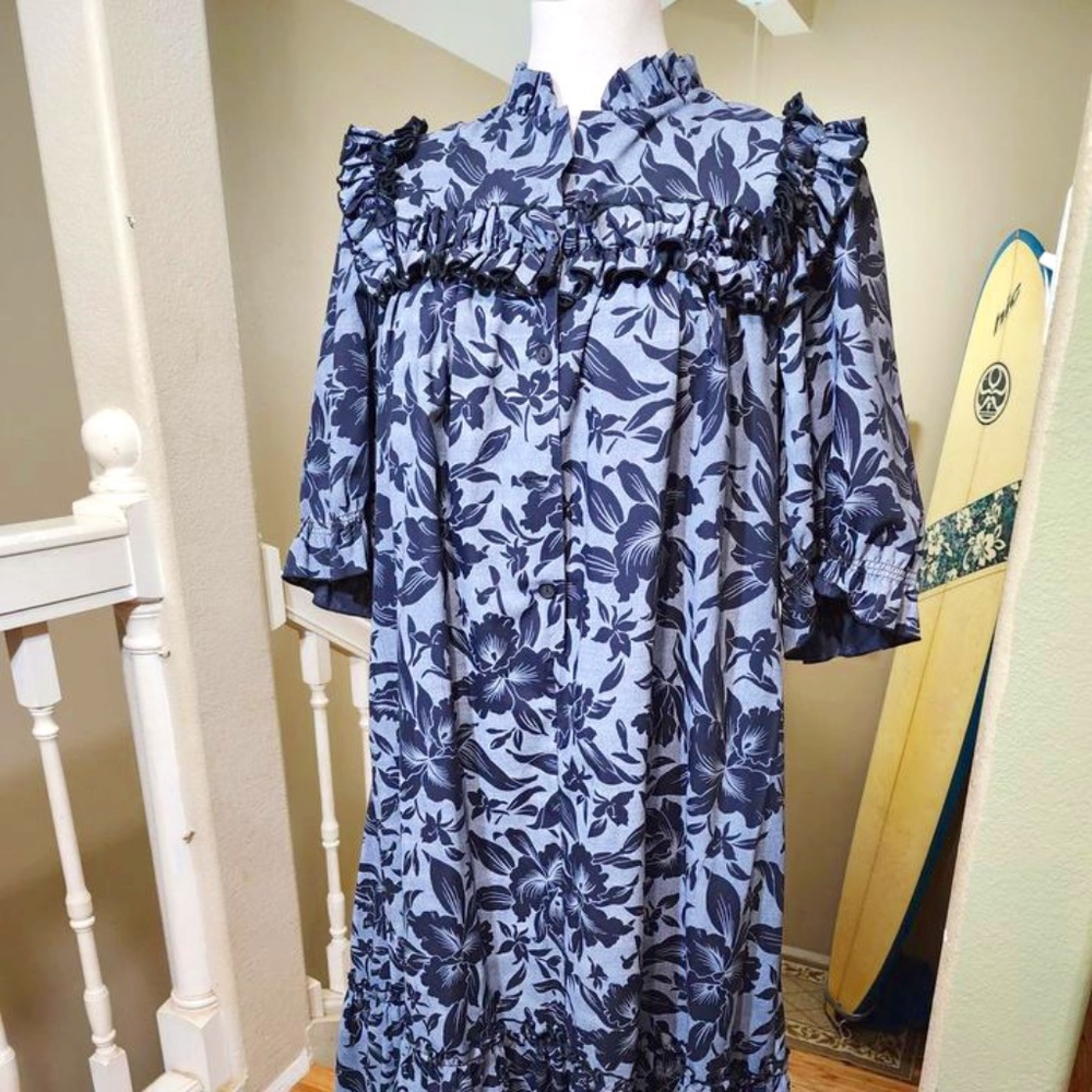 Vintage Blk/Grey Muumuu